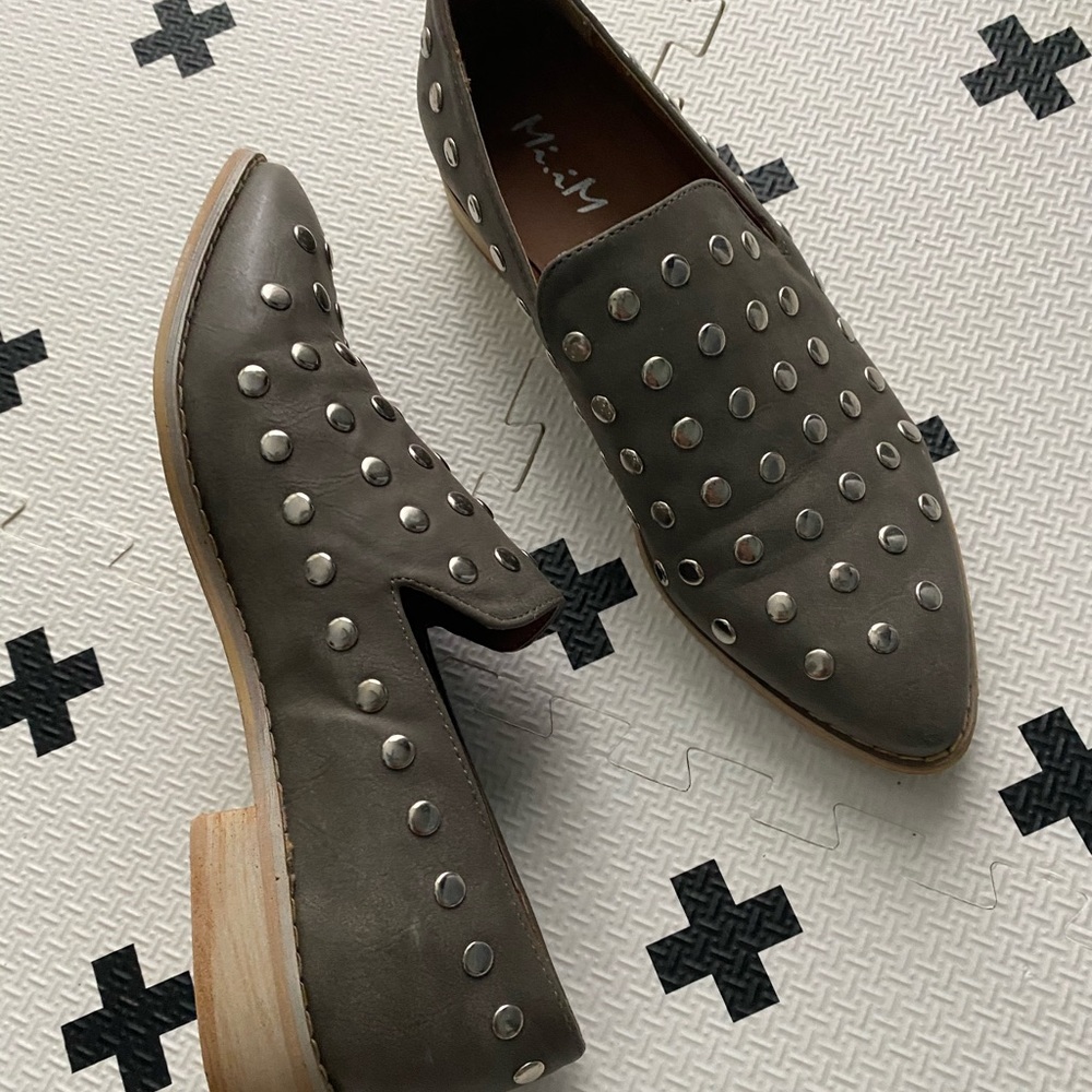 Studded Loafers